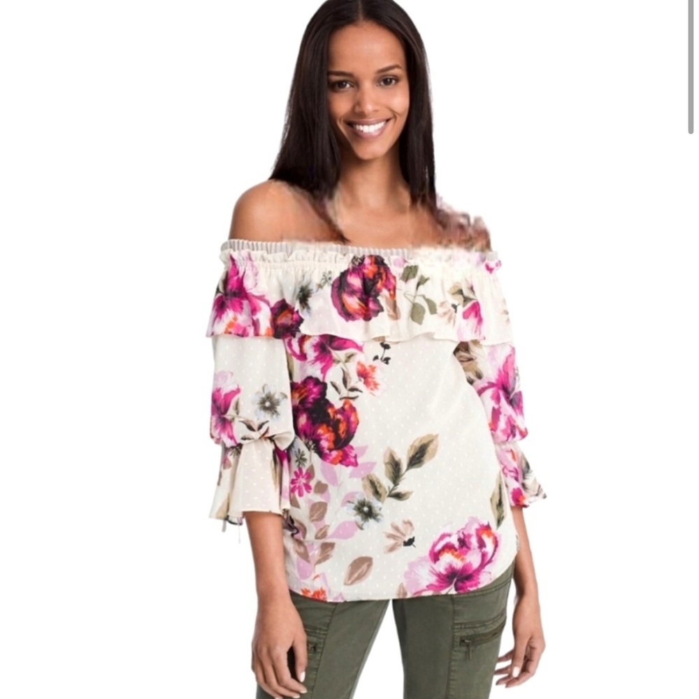 WHBM Off the shoulder blouse